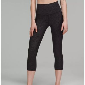 Lululemon align crop black 21” legging black